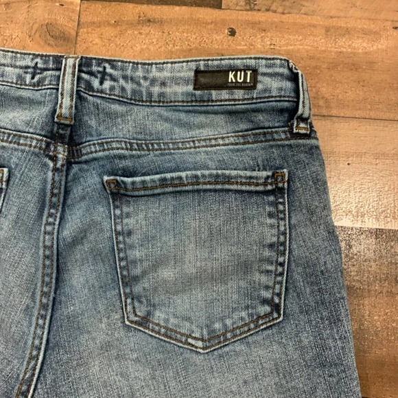 Kut From The Kloth Women Gidget Fray Cut Off Denim Short, Size 6 - Picture 7 of 8